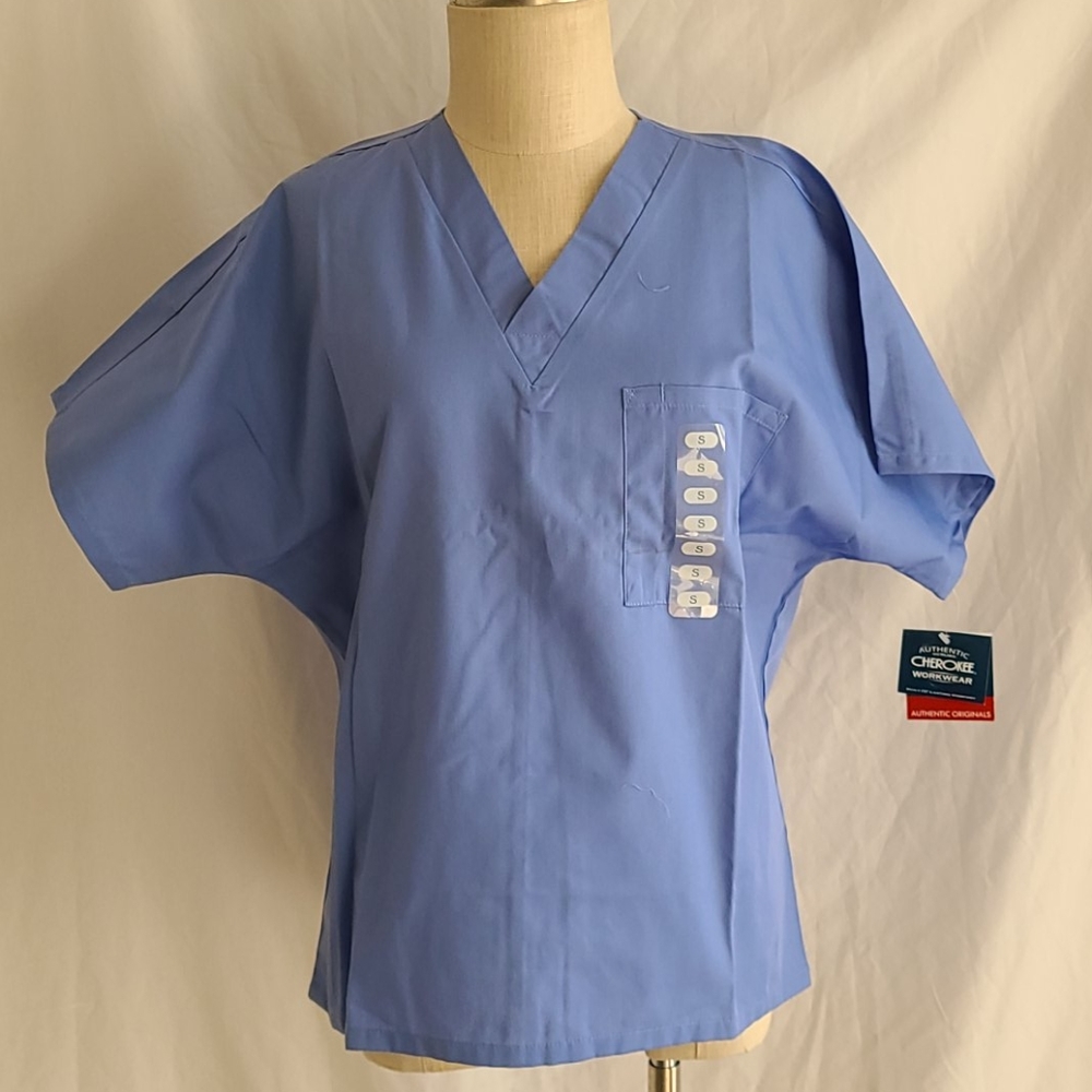 Cherokee Workwear Scrubs Unisex One Pocket…